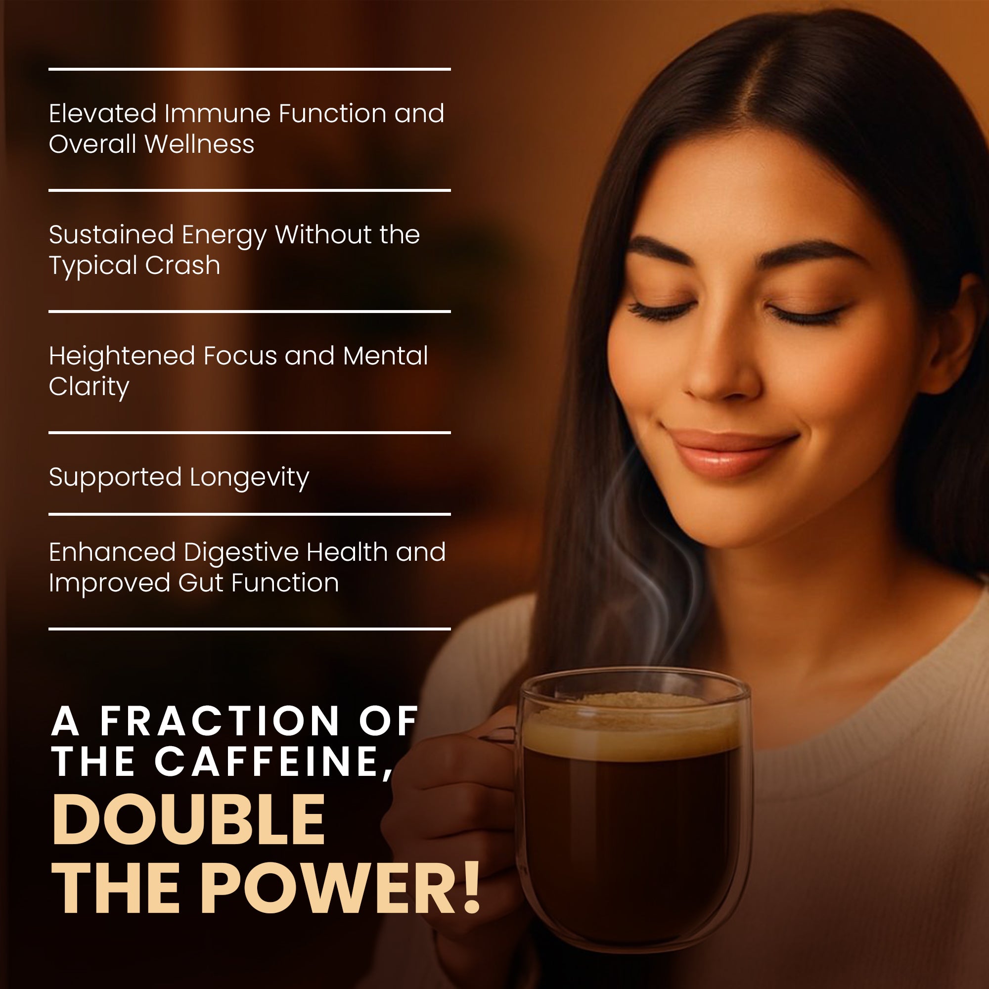 Mushroom Coffee with Coconut Milk & MCT Oil