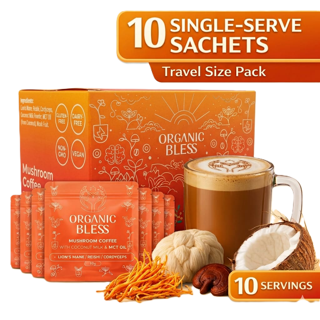 Organic Bless travel sachets pack