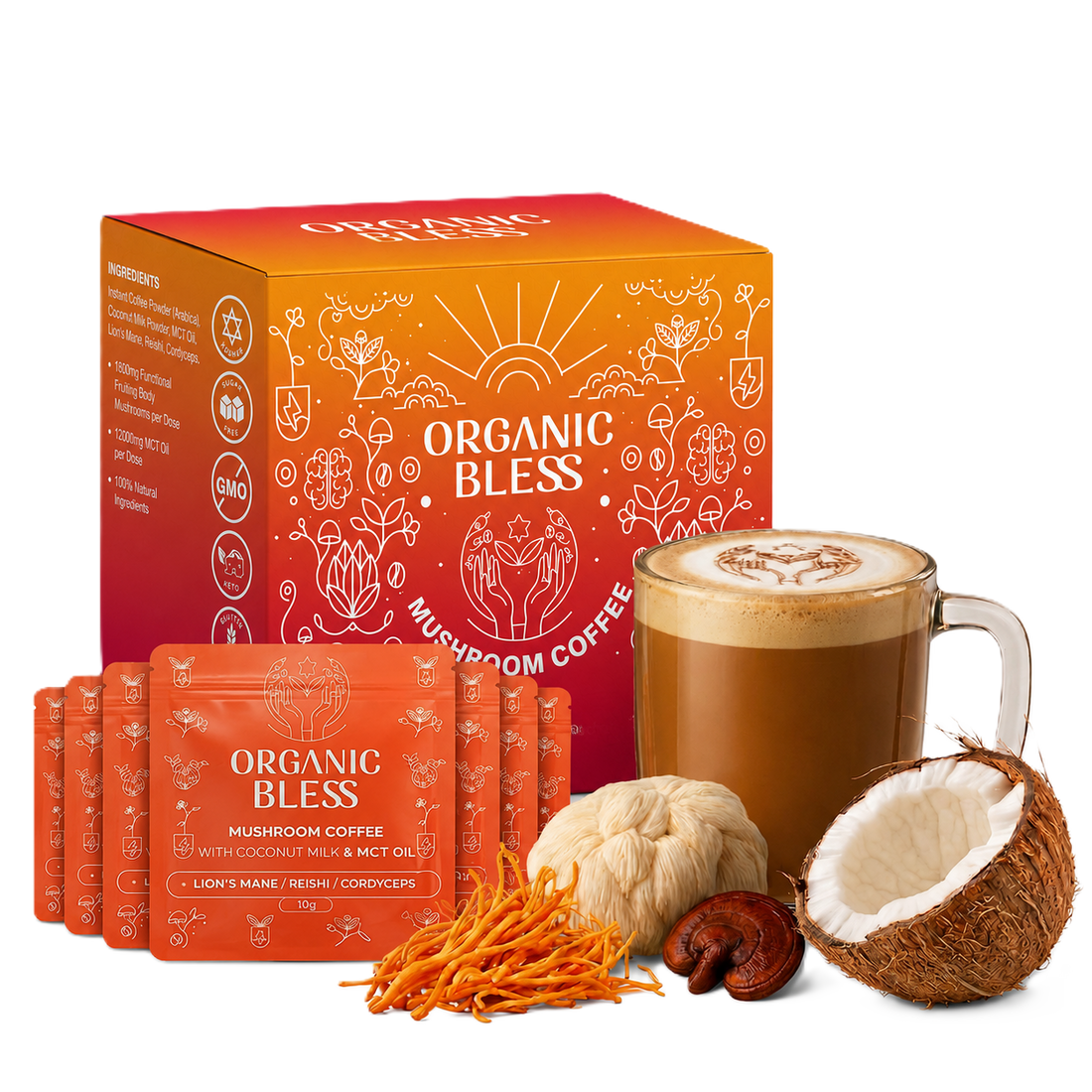 Organic Bless travel sachets pack
